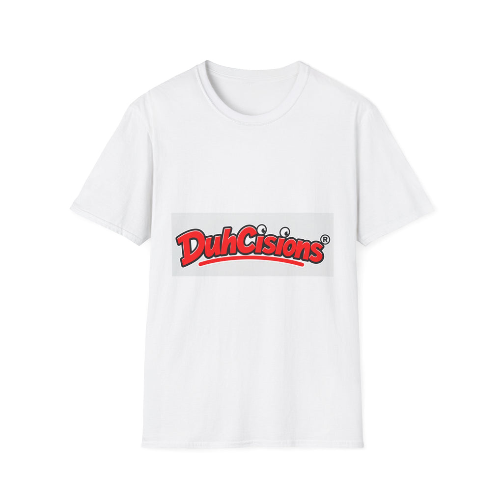 DuhCisions Logo T-Shirt — Retro Red Graphic Tee