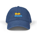 DuhCisions Embroidered Denim Hat
